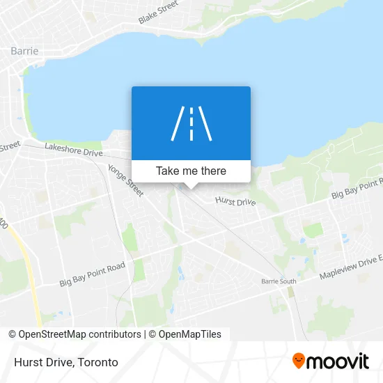Hurst Drive map