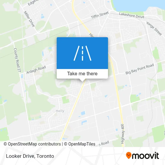Looker Drive map