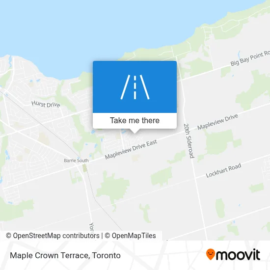 Maple Crown Terrace map