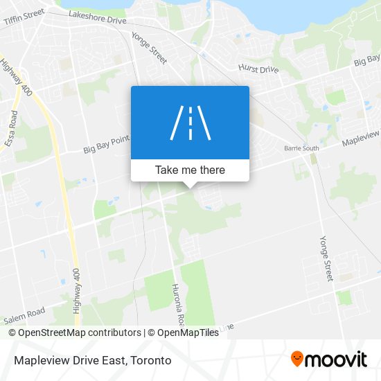 Mapleview Drive East map