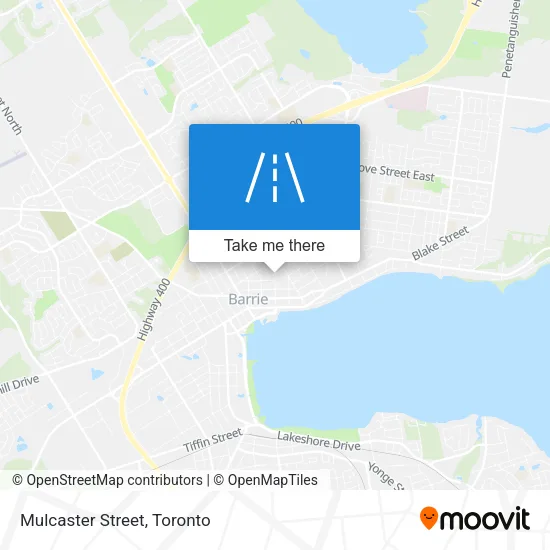 Mulcaster Street map