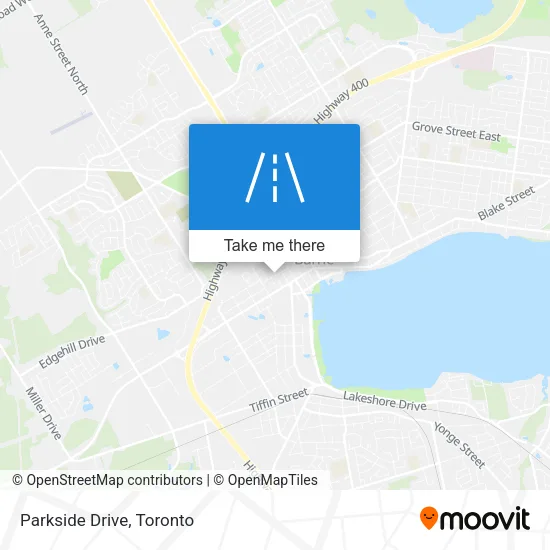 Parkside Drive map