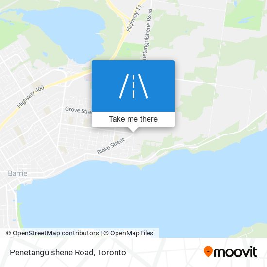 Penetanguishene Road map