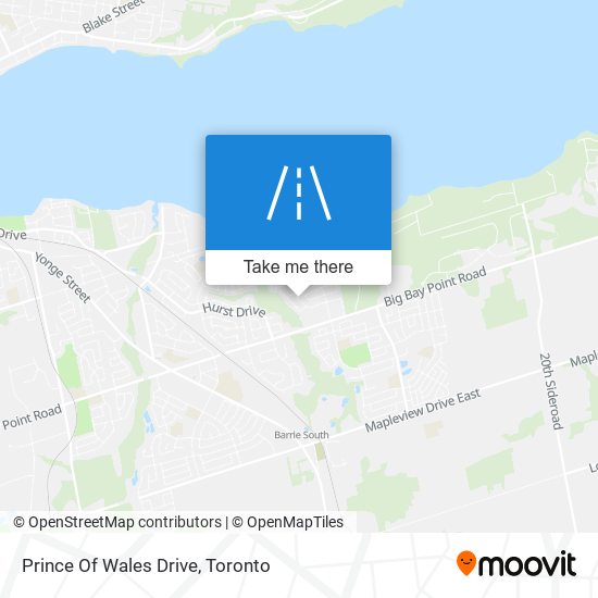 Prince Of Wales Drive map