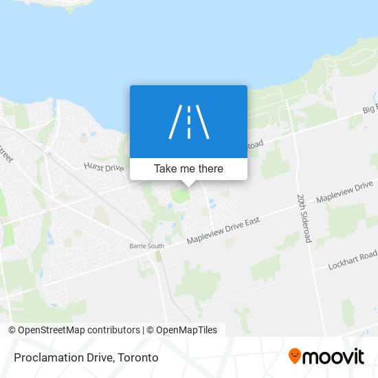 Proclamation Drive plan