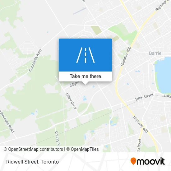 Ridwell Street map