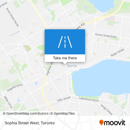 Sophia Street West map