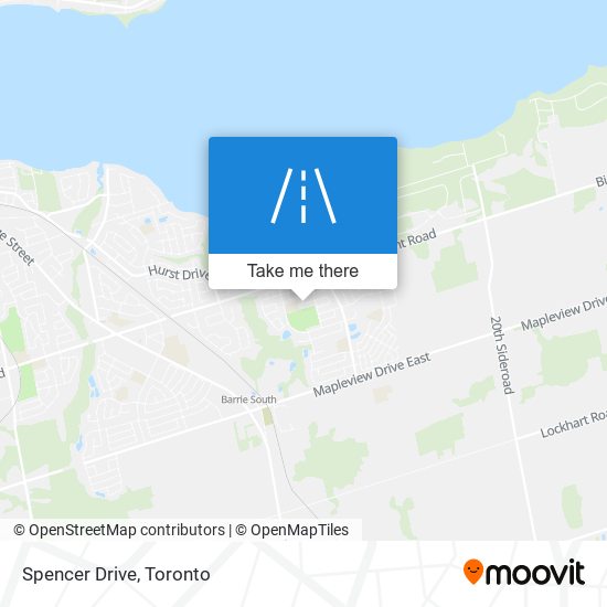 Spencer Drive map