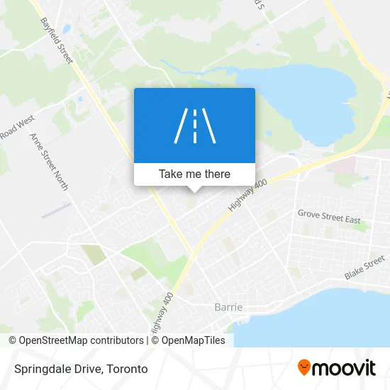 Springdale Drive map