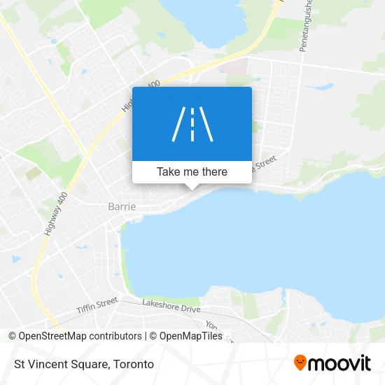 St Vincent Square map