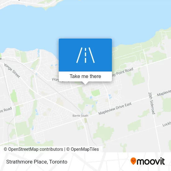 Strathmore Place map