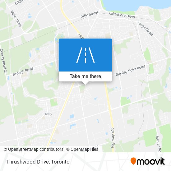 Thrushwood Drive map