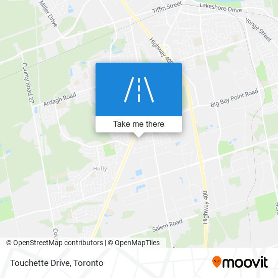 Touchette Drive map