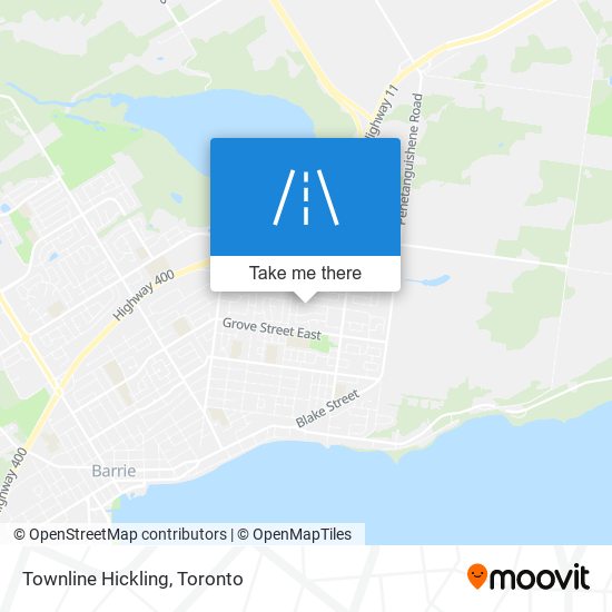 Townline Hickling map