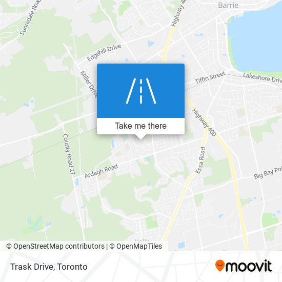 Trask Drive map