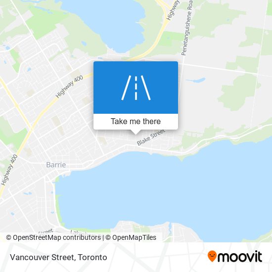 Vancouver Street map