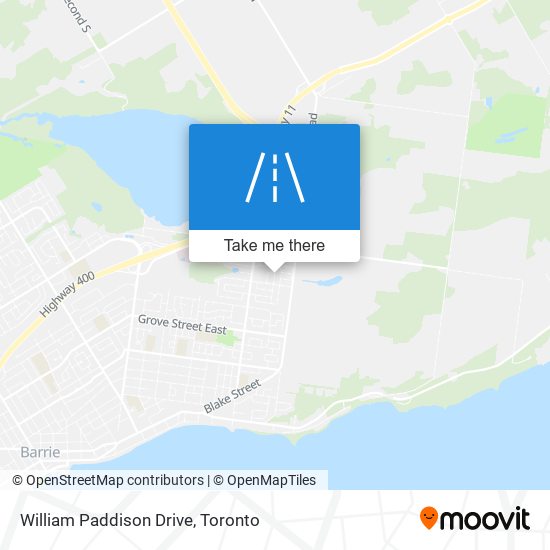 William Paddison Drive map