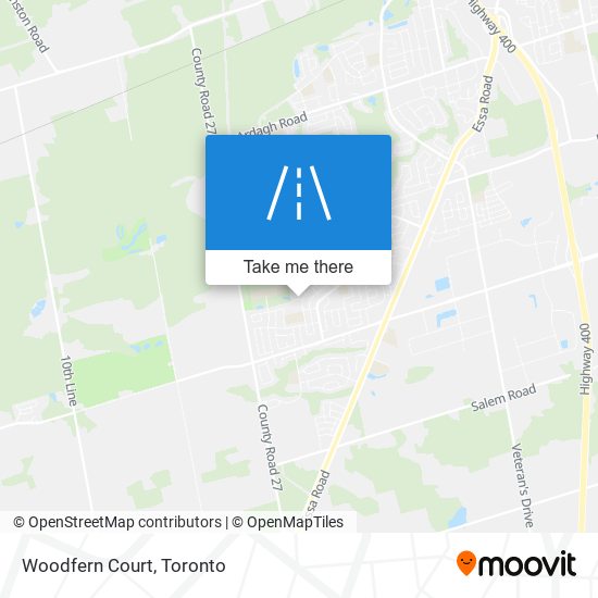 Woodfern Court map