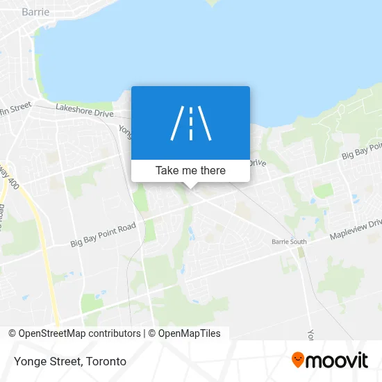 Yonge Street map