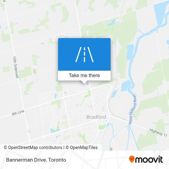 Bannerman Drive map