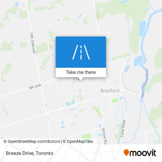 Breeze Drive map