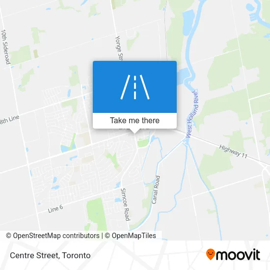 Centre Street map
