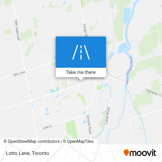 Lotto Lane map