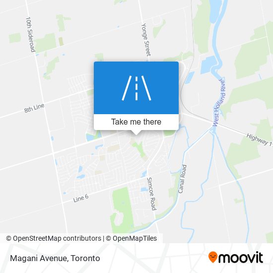 Magani Avenue map