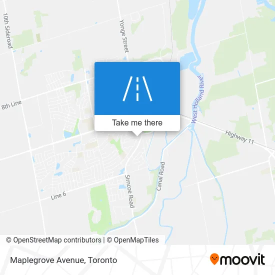 Maplegrove Avenue map