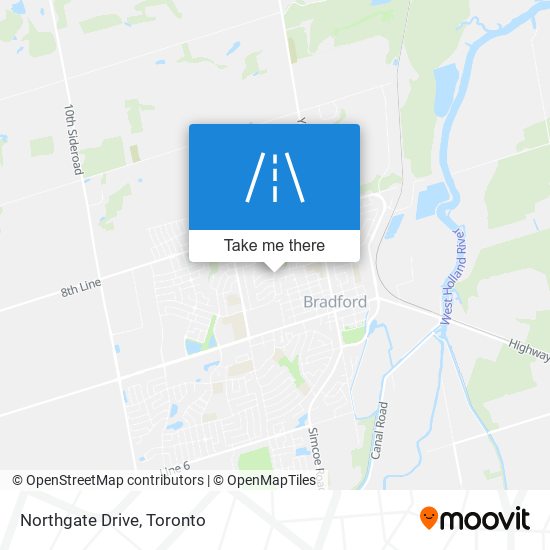 Northgate Drive map