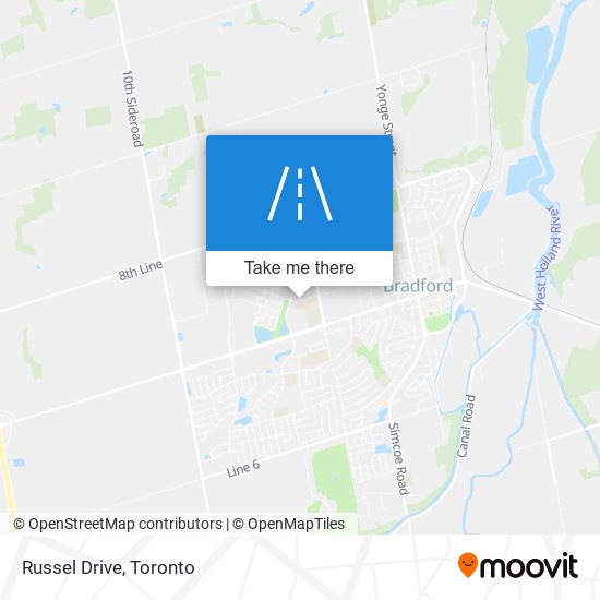 Russel Drive map