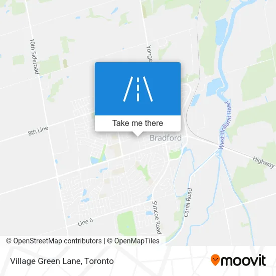 Village Green Lane map