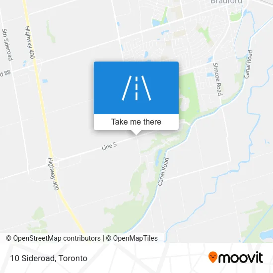 10 Sideroad map