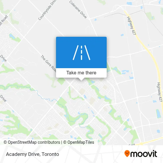 Academy Drive map