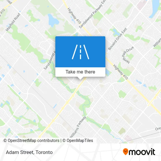 Adam Street map