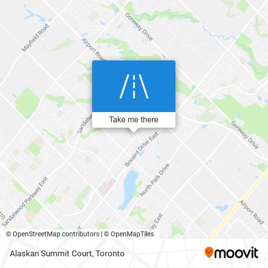 Alaskan Summit Court map