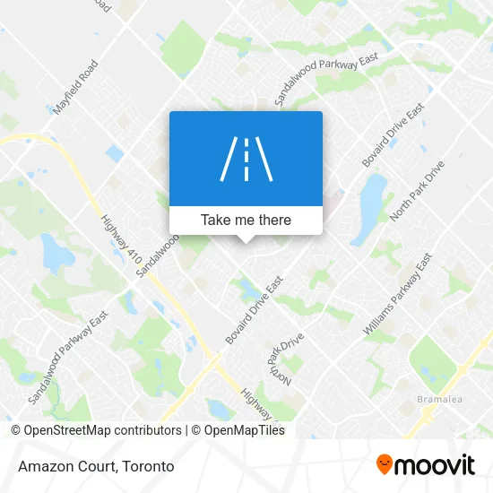 Amazon Court map