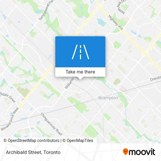 Archibald Street map