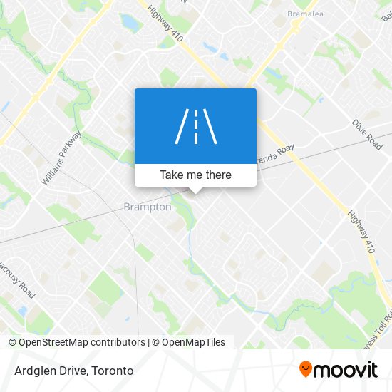 Ardglen Drive map