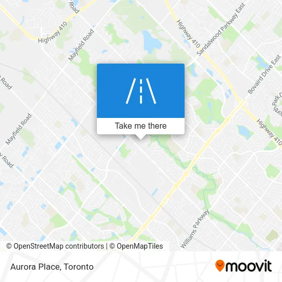 Aurora Place map