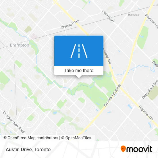 Austin Drive map