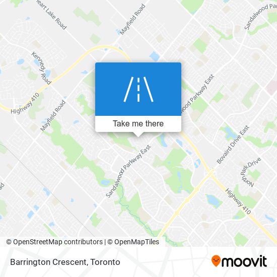 Barrington Crescent plan