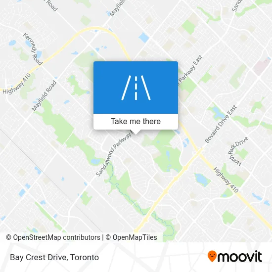 Bay Crest Drive map