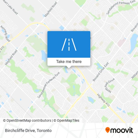 Birchcliffe Drive map