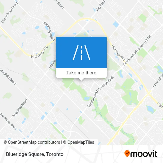 Blueridge Square map
