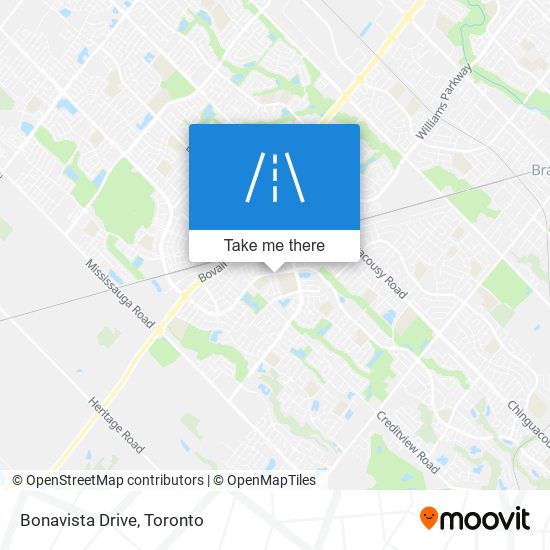 Bonavista Drive map