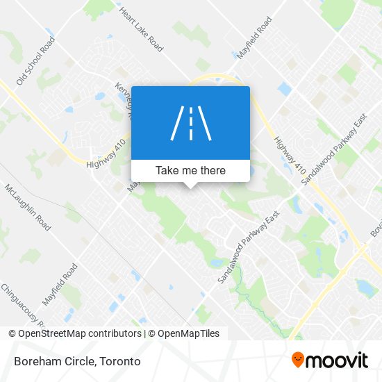 Boreham Circle map