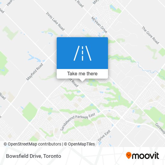 Bowsfield Drive map