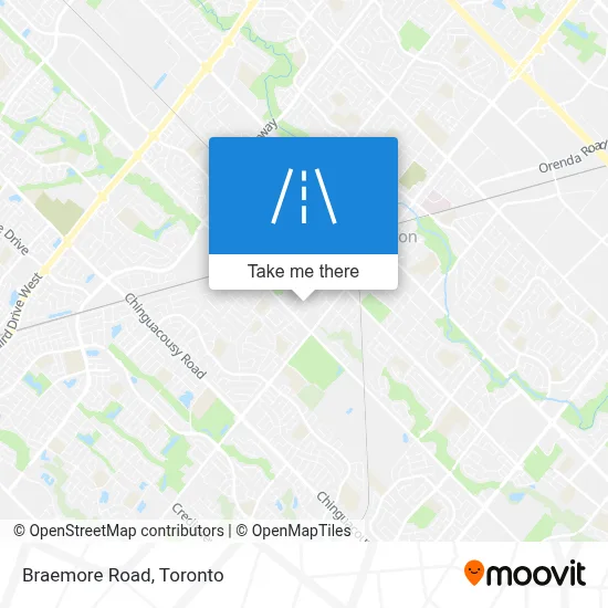 Braemore Road map