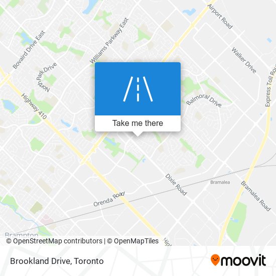 Brookland Drive map